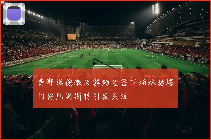 费耶诺德激活解约金签下柏林赫塔门将厄恩斯特引发关注